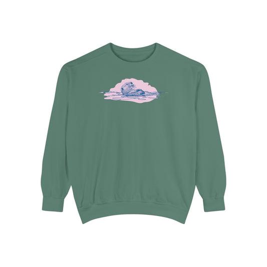 Coastal Otter Comfort Colors Sweatshirt