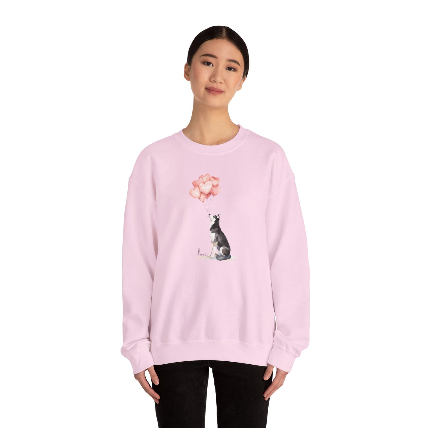 The Infinite Affection Husky Art Sweatshirt | Storybook Den