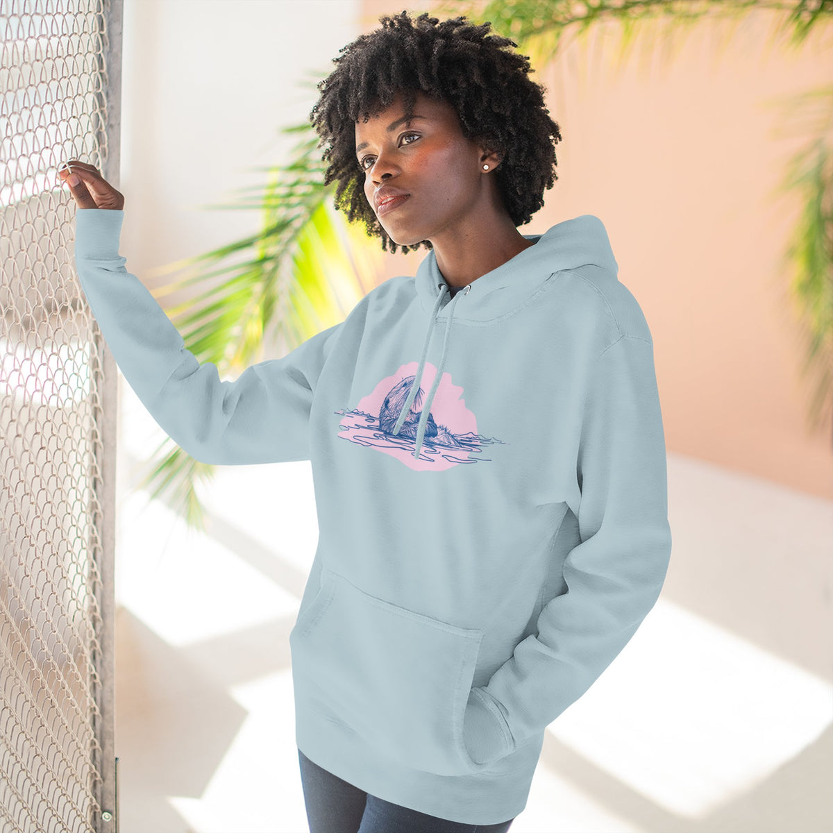 Sea Otter Hoodie | Floating Otter Hoodie