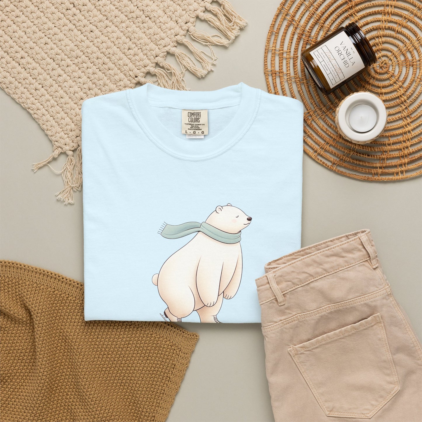 Skating Polar Bear Tee