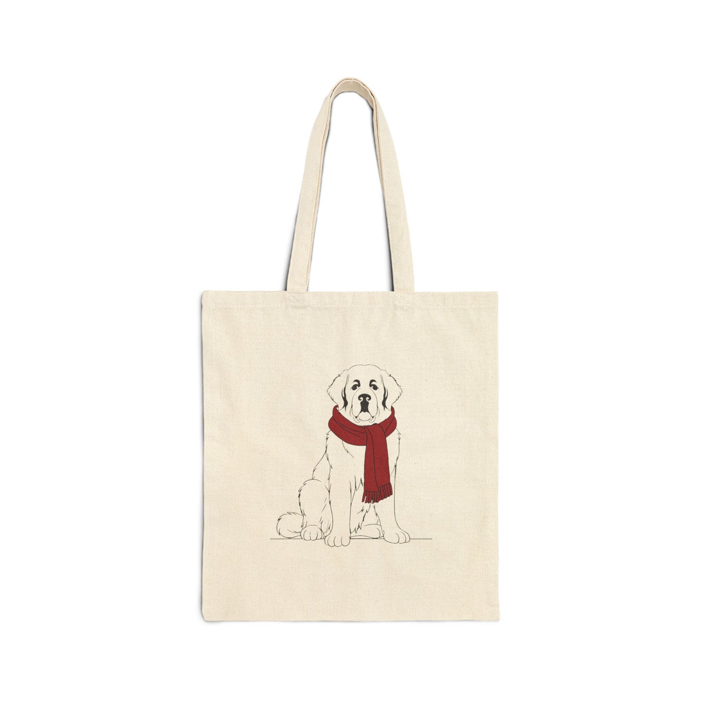 Great Pyrenees Winter Scarf Tote Bag