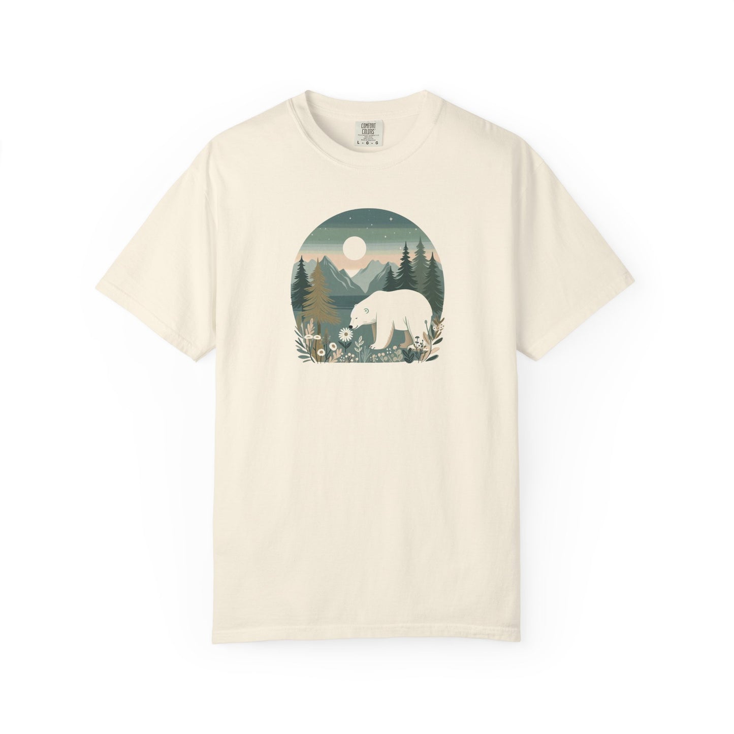Polar Bear Wilderness Comfort Colors Tee