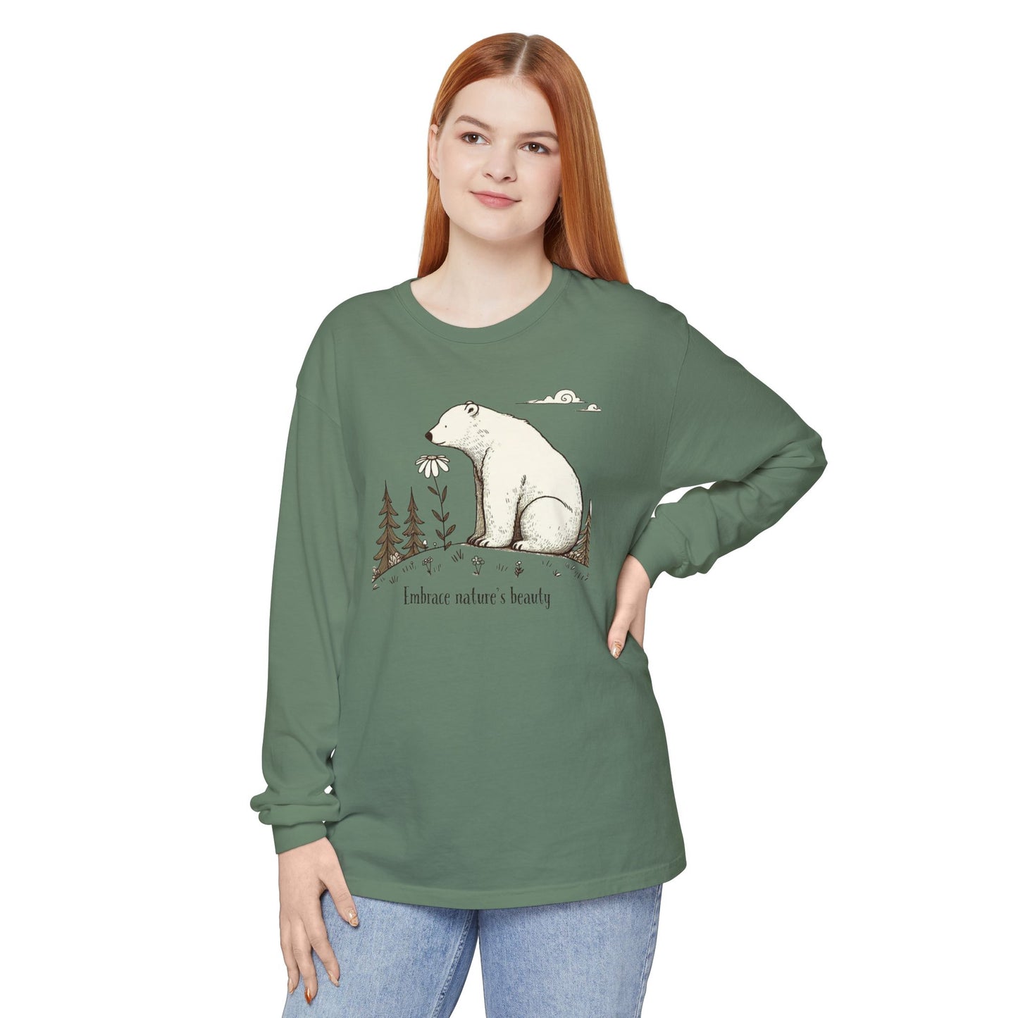 Embrace Nature Long-Sleeve Tee | Storybook Bear Edition