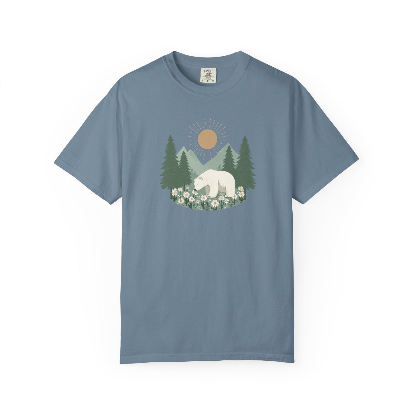 Sunlit Forest Polar Bear Tee