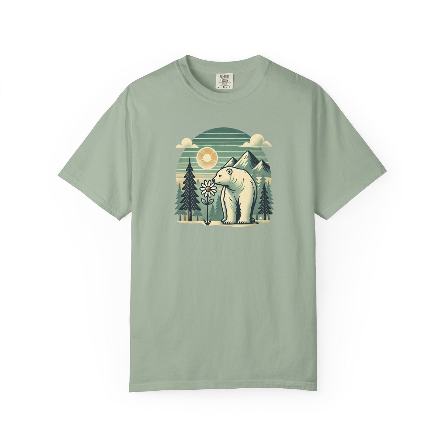 Pine & Daisy Polar Bear Comfort Colors Tee