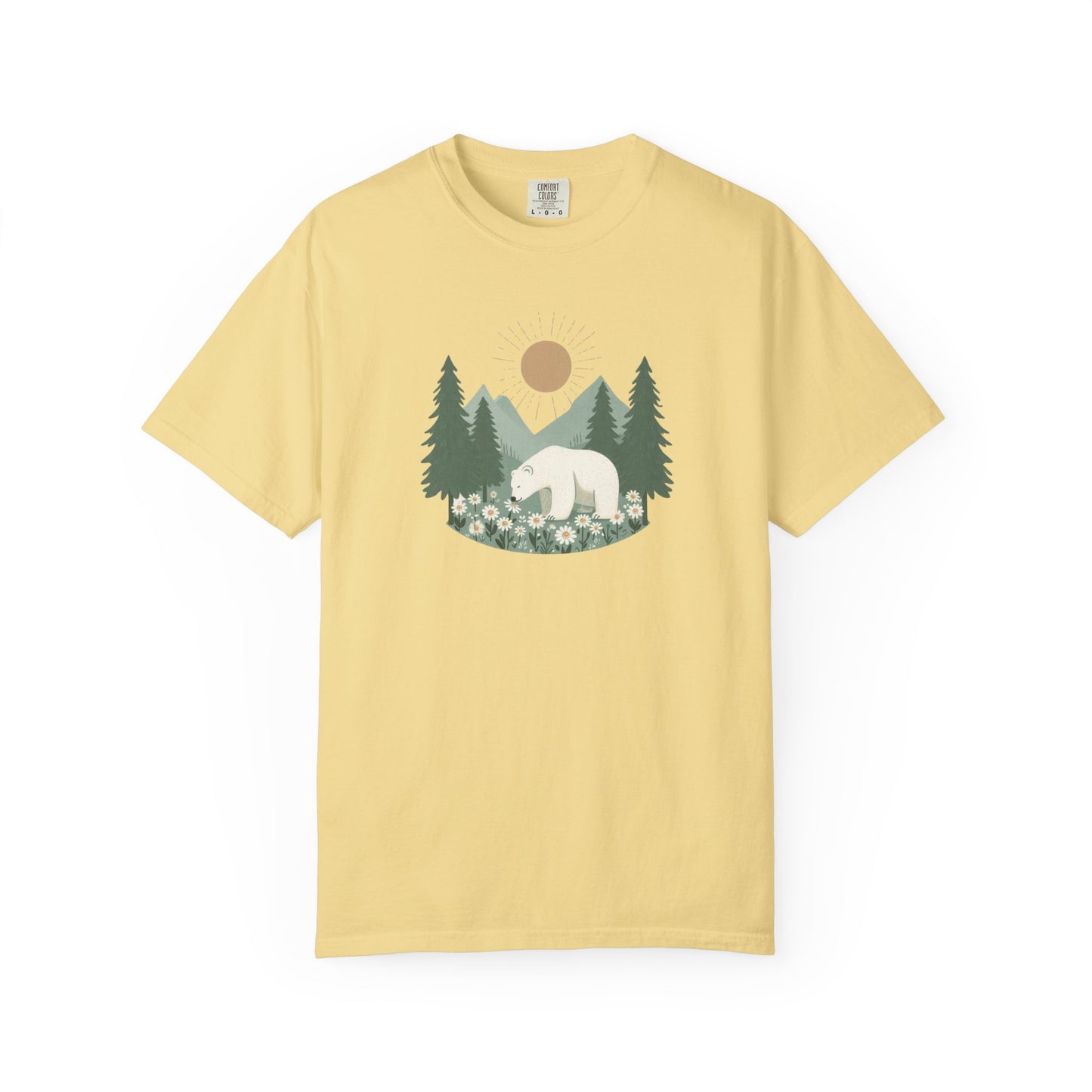 Sunlit Forest Polar Bear Tee