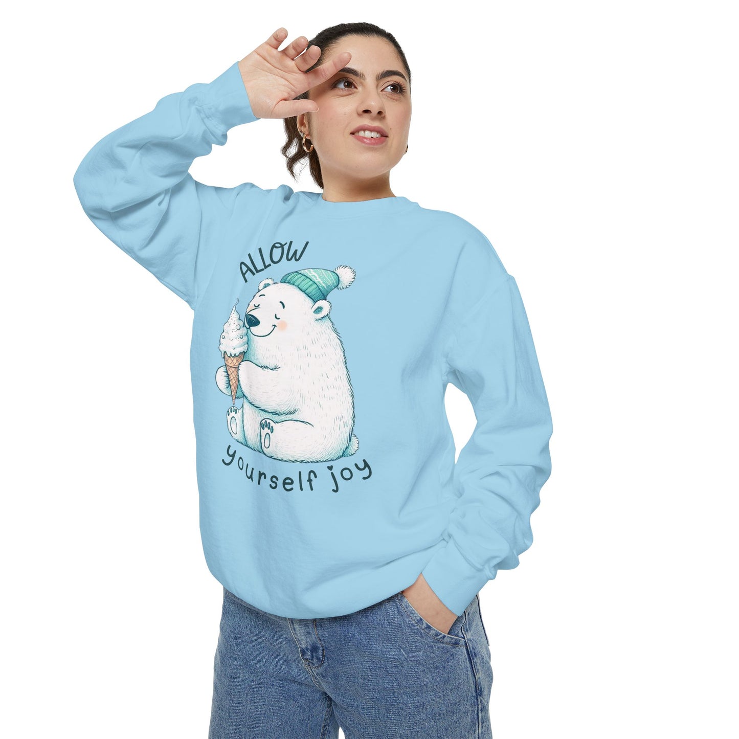 Allow Yourself Joy Heritage Sweatshirt | Polar Den Edition