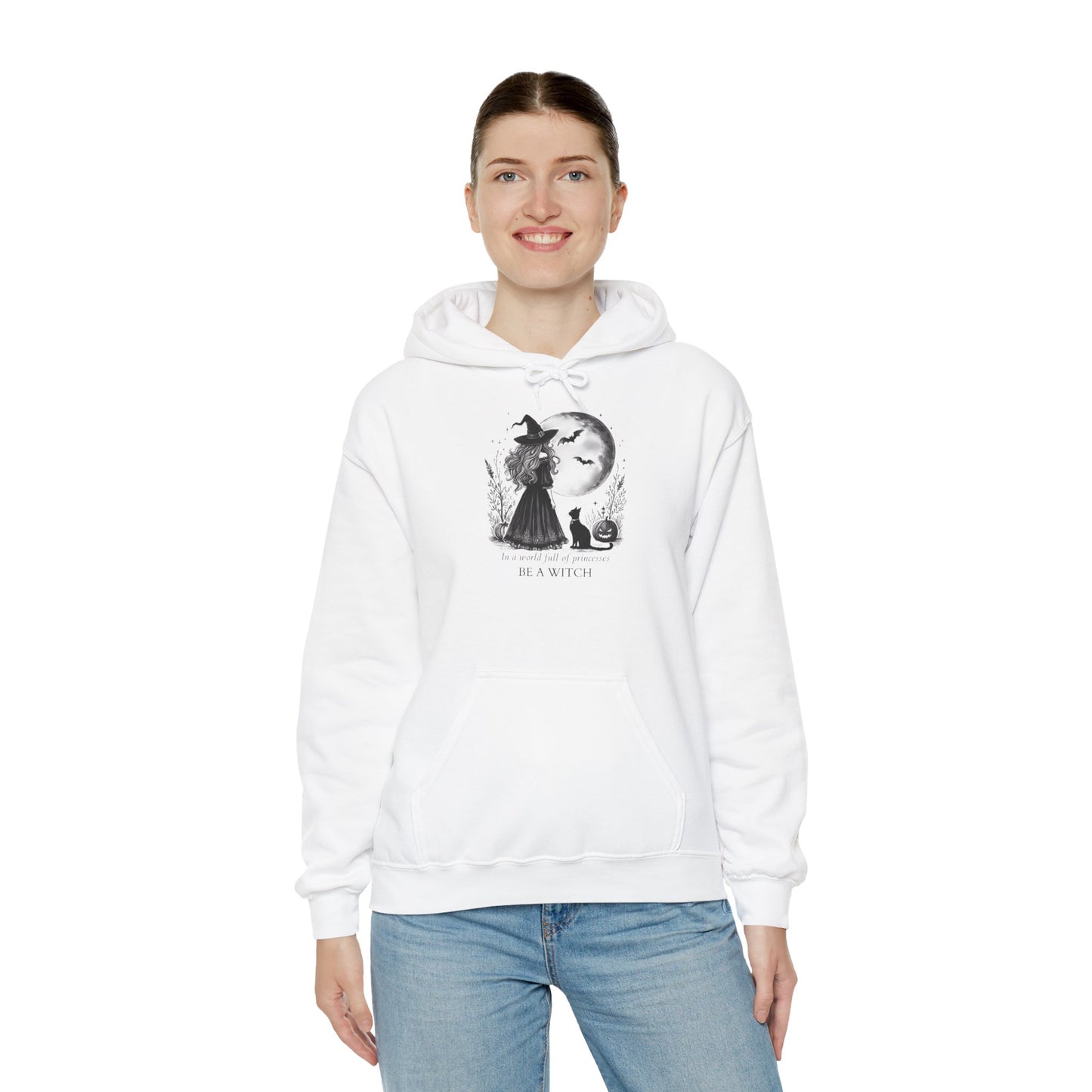 Be a Witch Premium Hoodie | Empowerment Silhouette Graphic