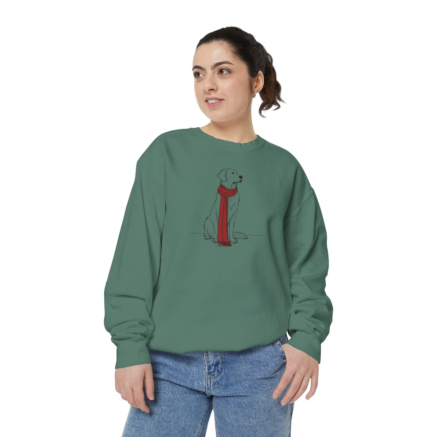 Minimalist Winter Dog Sweatshirt