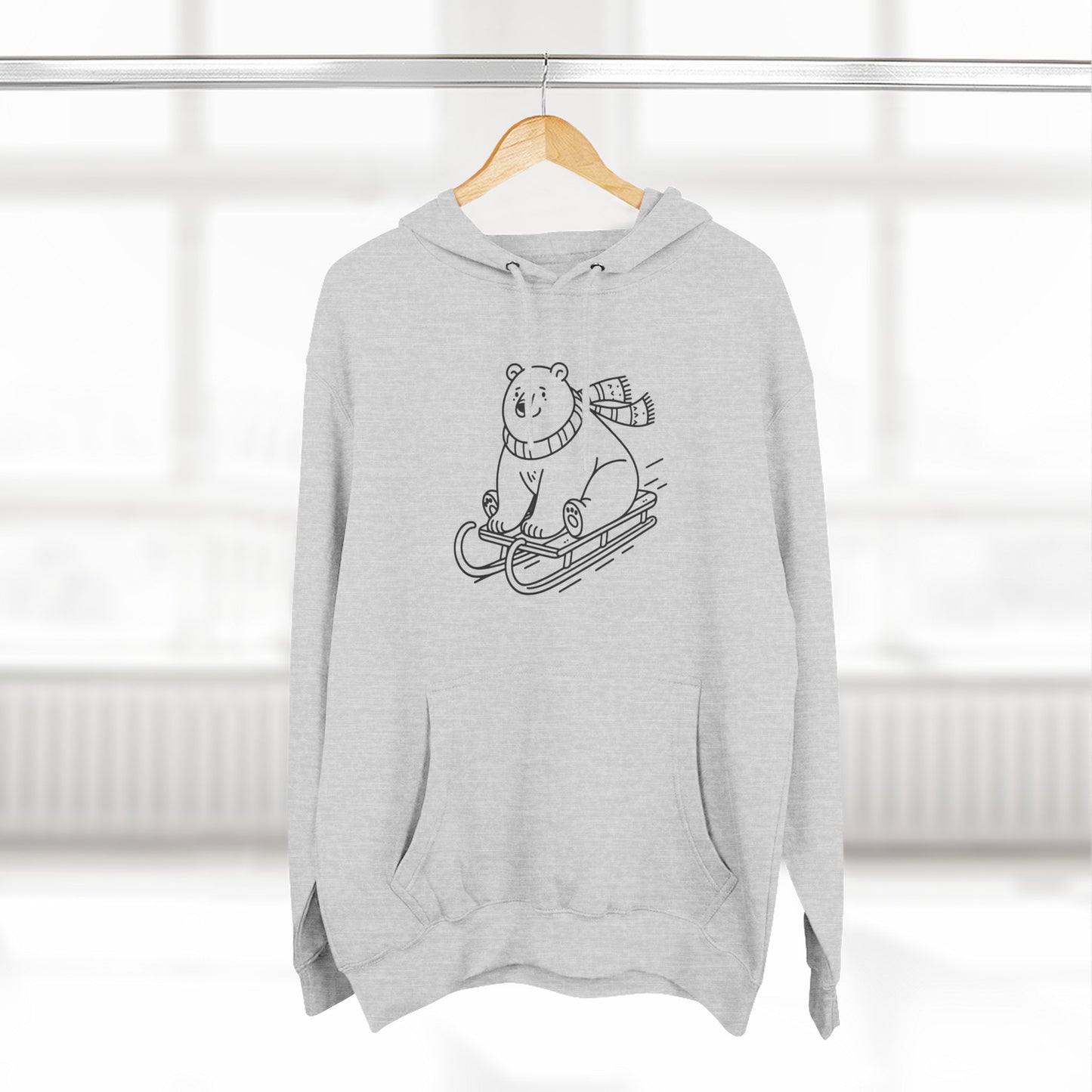 Polar Bear Sledding Hoodie