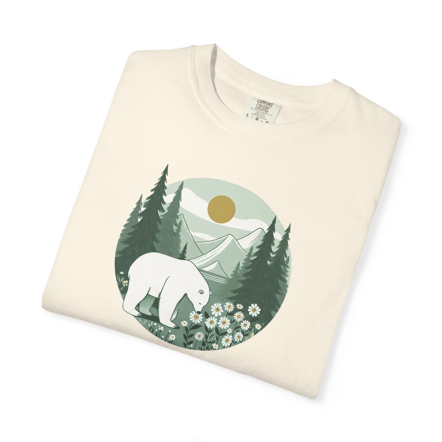 Polar Bear Mountain Meadow Comfort Colors Tee