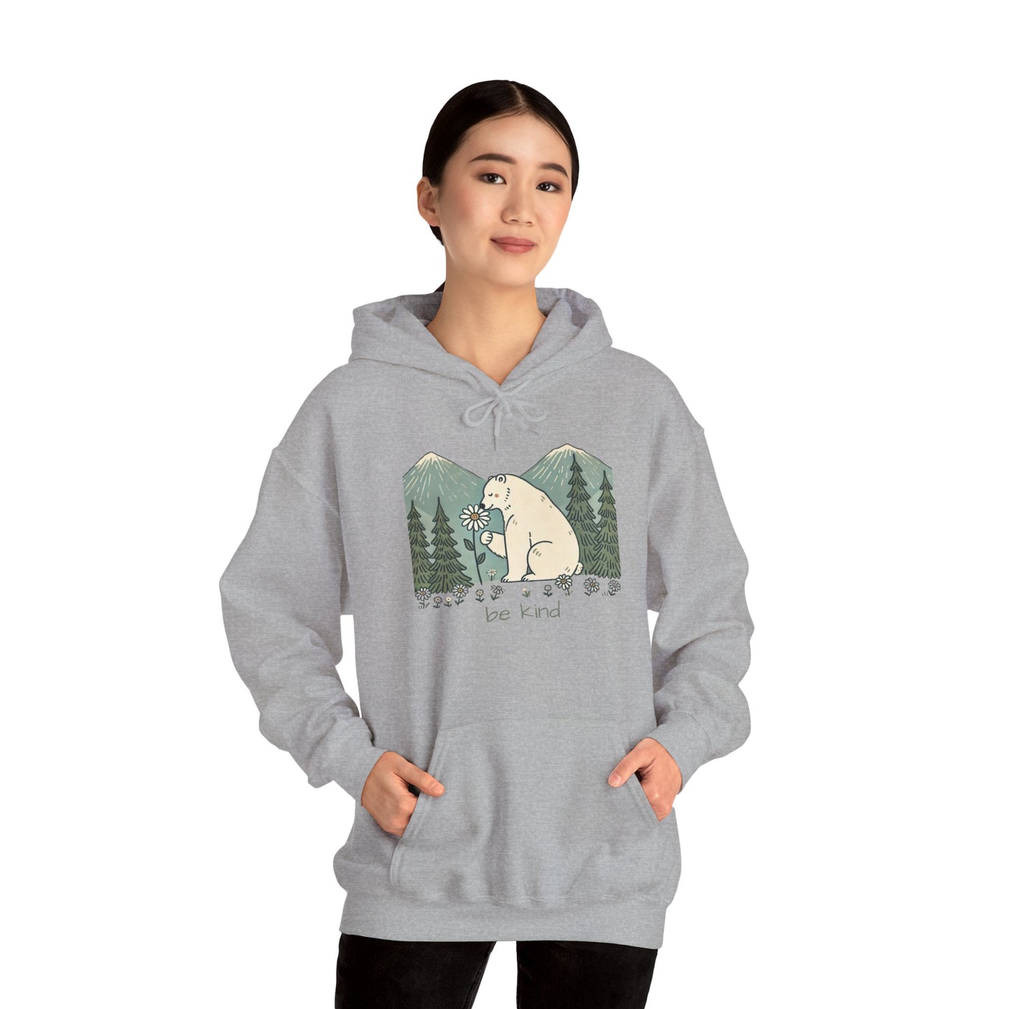 Be Kind Polar Bear Hoodie