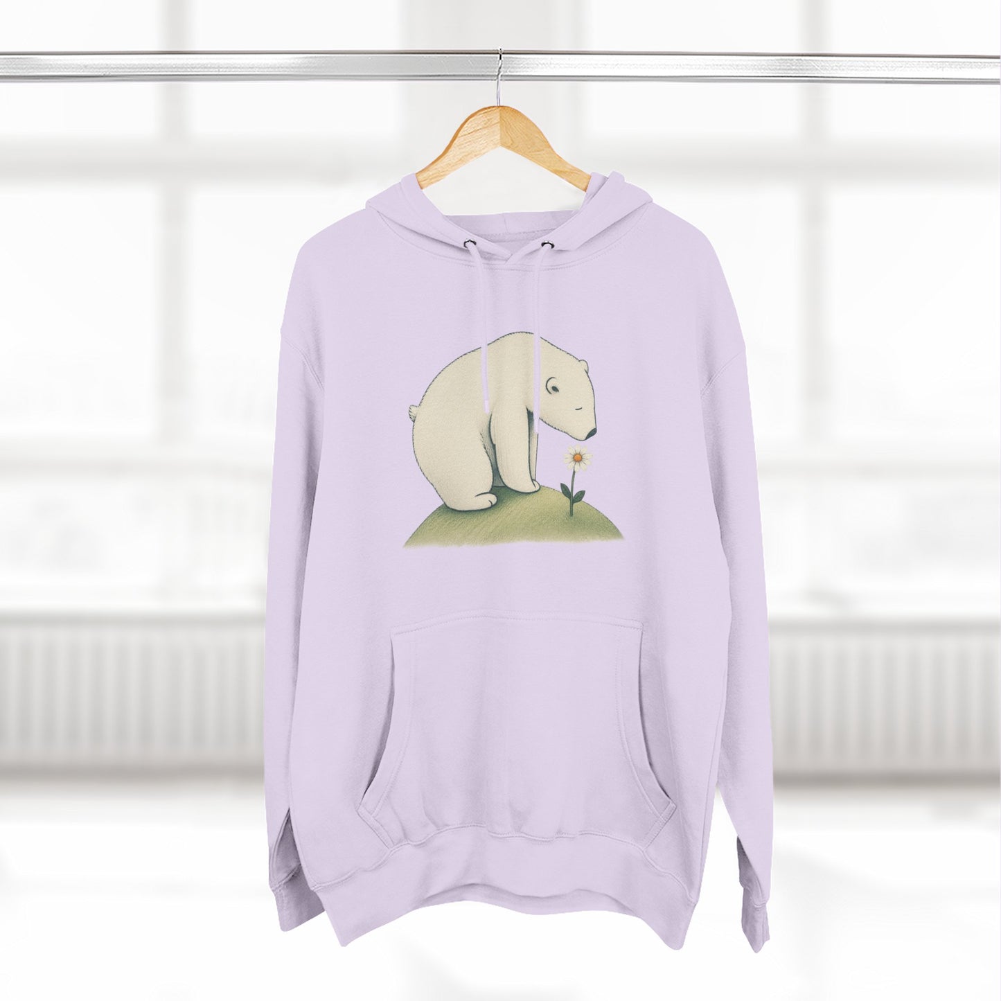 Daisy Day Polar Bear Hoodie