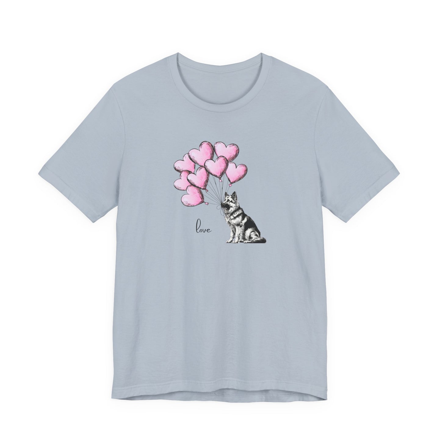 German Shepherd Love Balloon Tee