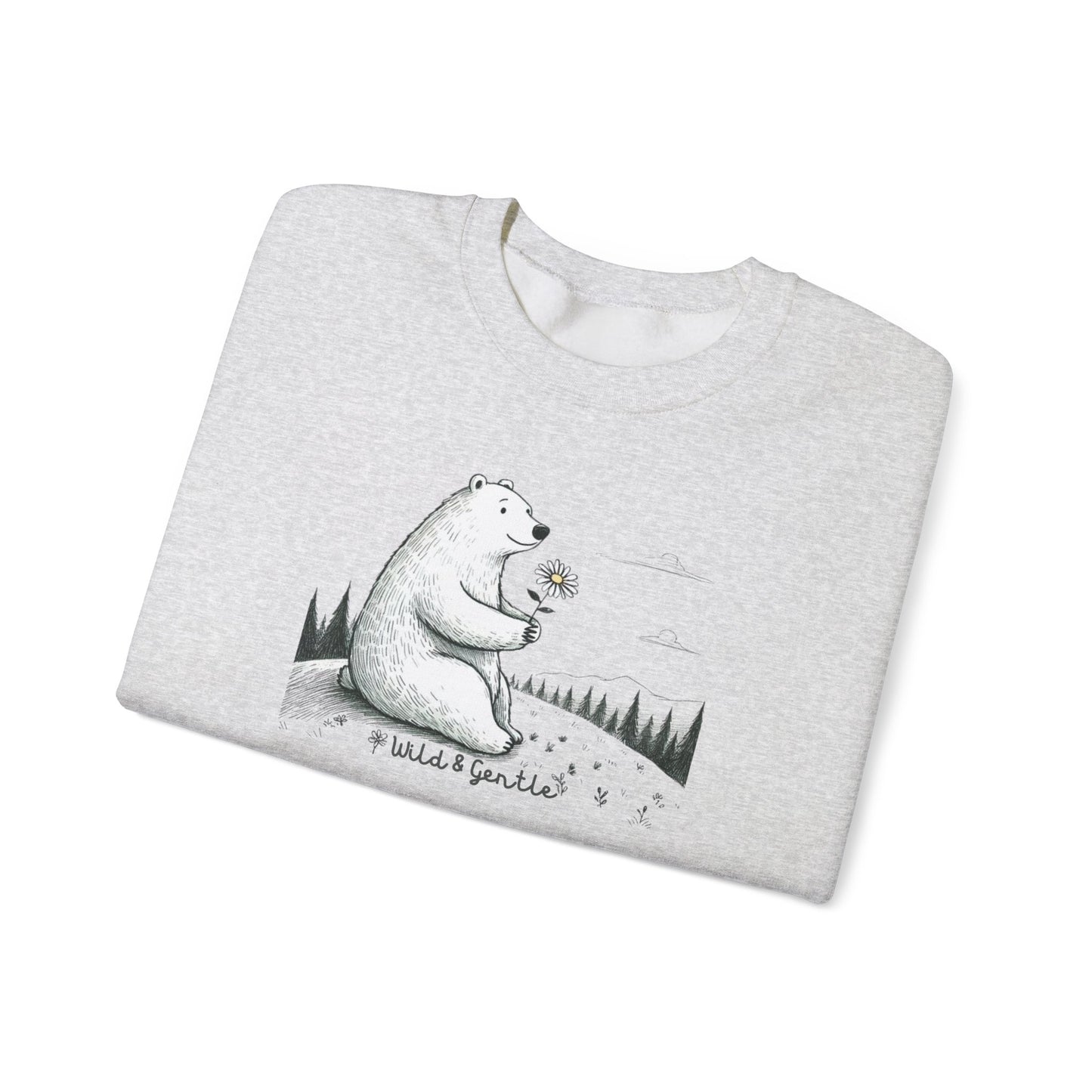 Wild & Gentle Polar Bear Sweatshirt