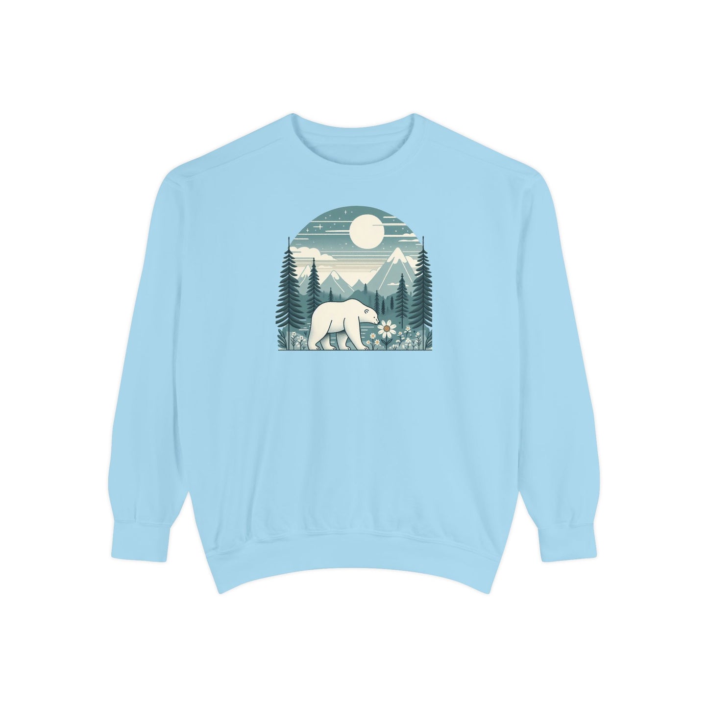 Solstice Polar Bear Comfort Colors Sweatshirt