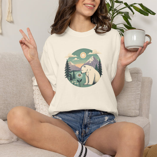 Polar Bear Mountain T-Shirt | Comfort Colors Tee