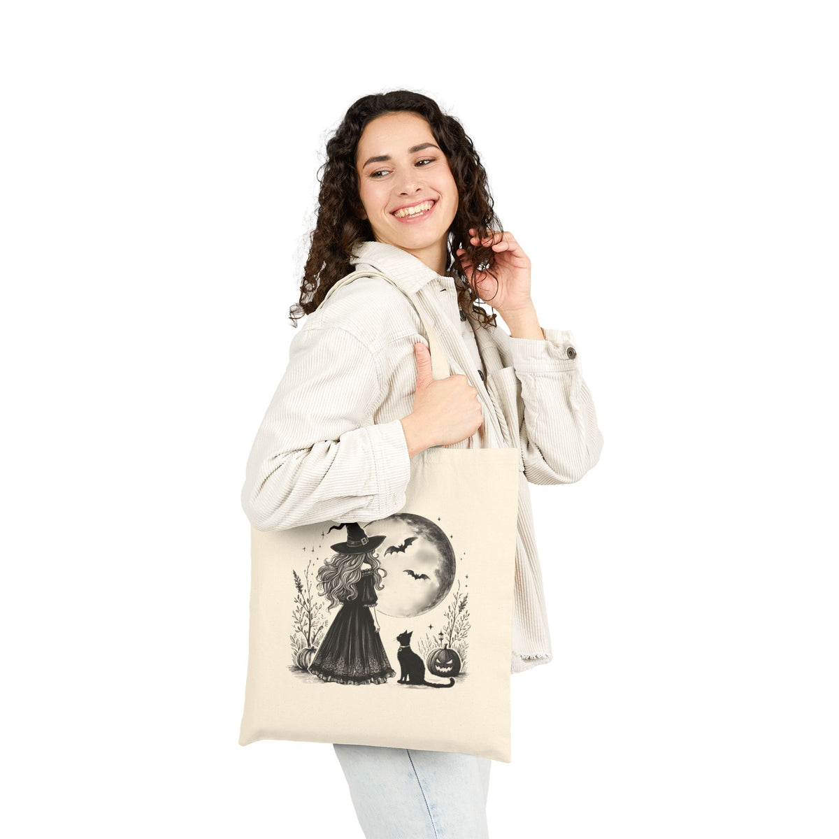 Moonlit Witch Tote Bag