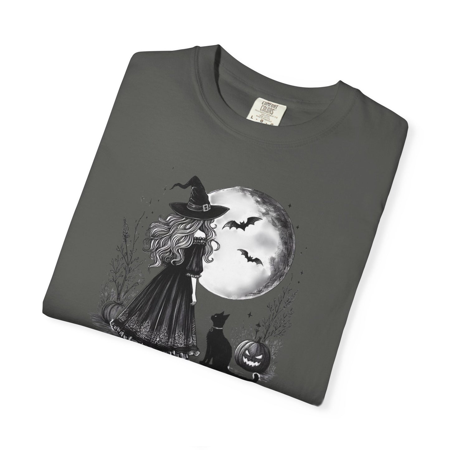 Comfort Colors Halloween Witch Moon Tee
