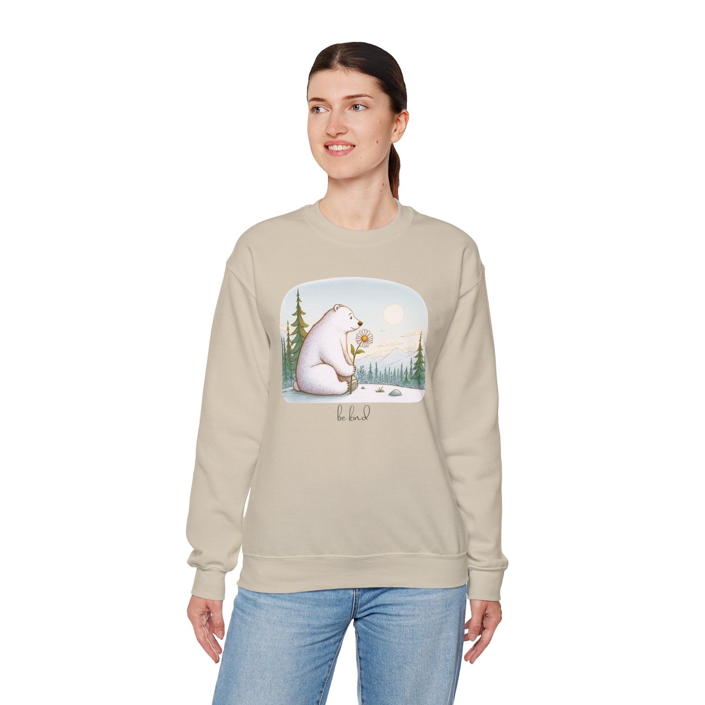 Be Kind Polar Bear Sweatshirt | Polar Den