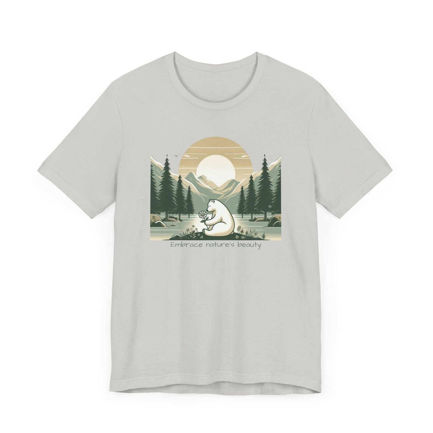 Nature-Inspired Unisex Tee - Embrace Nature's Beauty Polar Bear