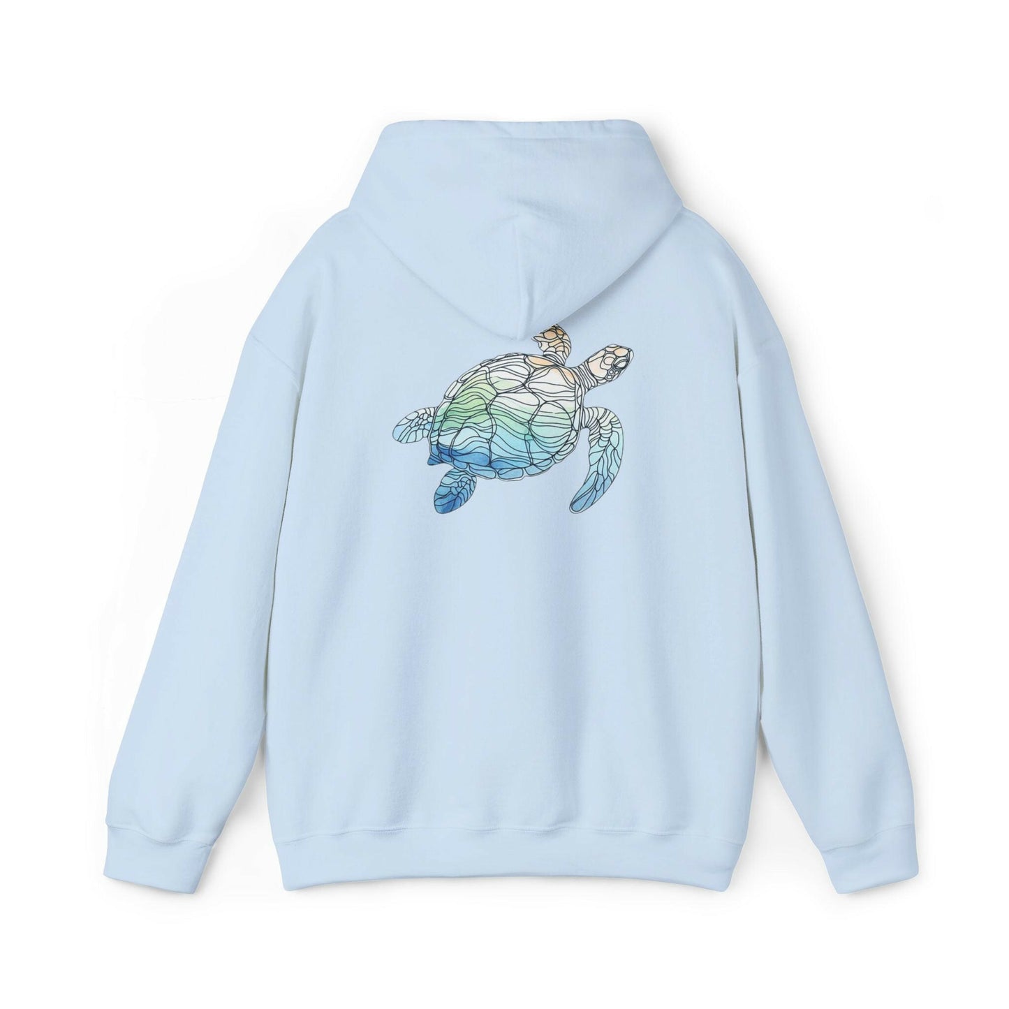 Serene Sea Turtle Hoodie - Oceanic Unisex Sweatshirt