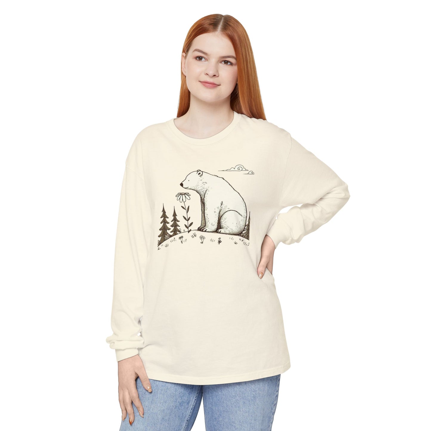 The Meadow Bear Long Sleeve Tee