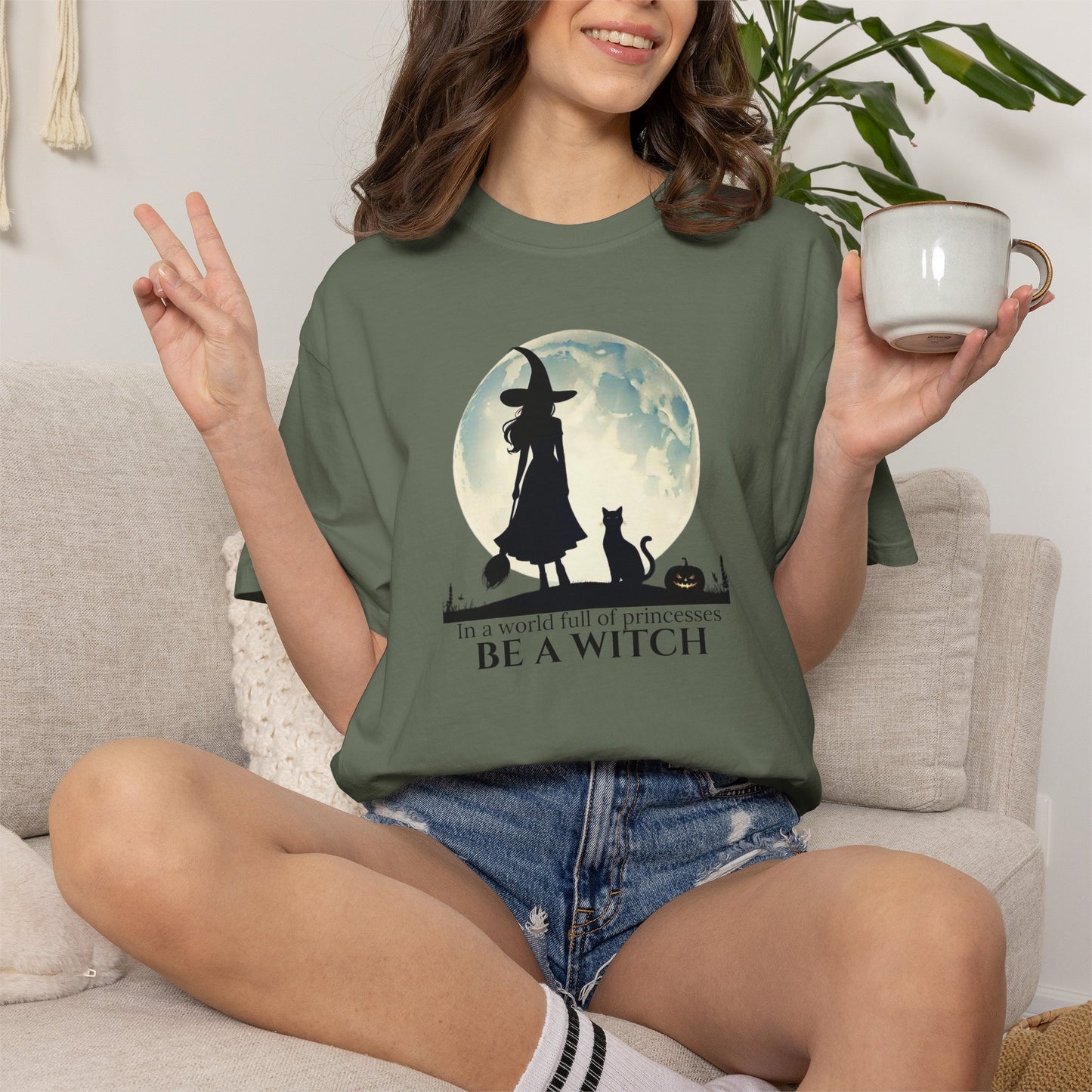 Comfort Colors Be A Witch Tee