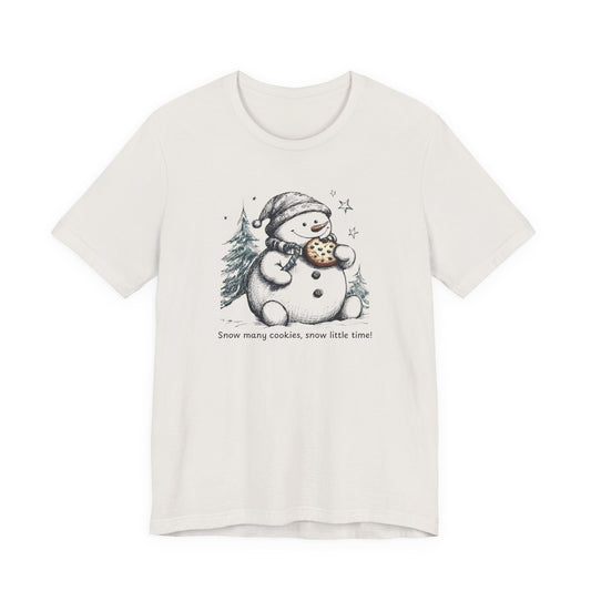 Snowman Cookie Tee | Holiday Graphic T-Shirt