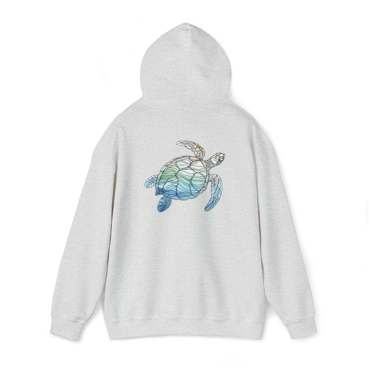 Serene Sea Turtle Hoodie - Oceanic Unisex Sweatshirt