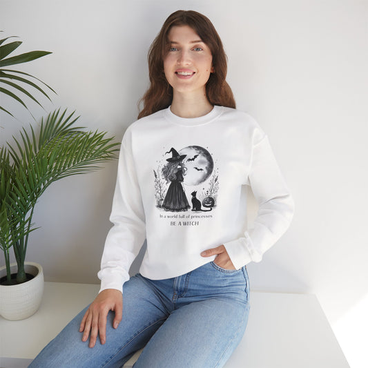 Be a Witch -Feminist Halloween Sweatshirt - Stompy Paws