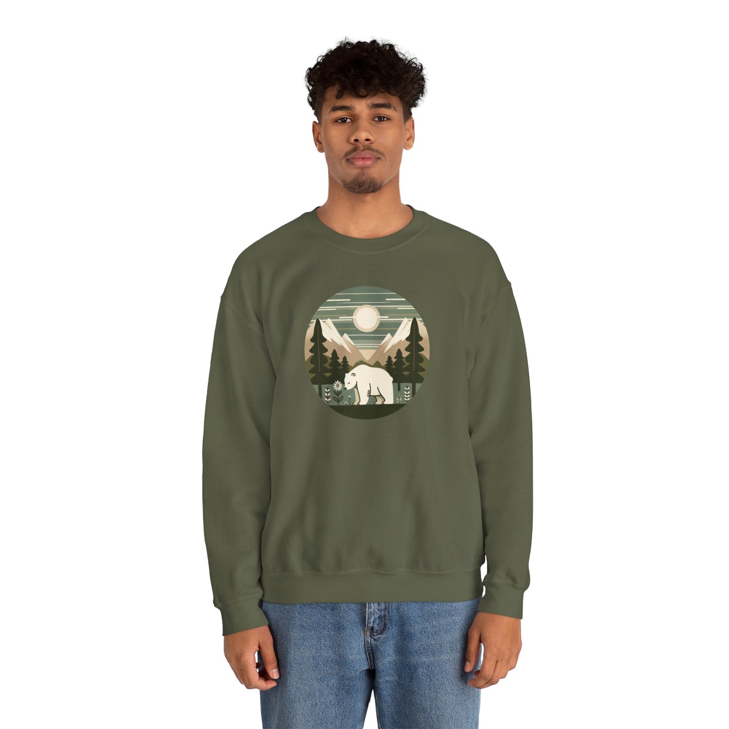 Polar Bear Sweatshirt | Cozy Gildan Heavy Blend