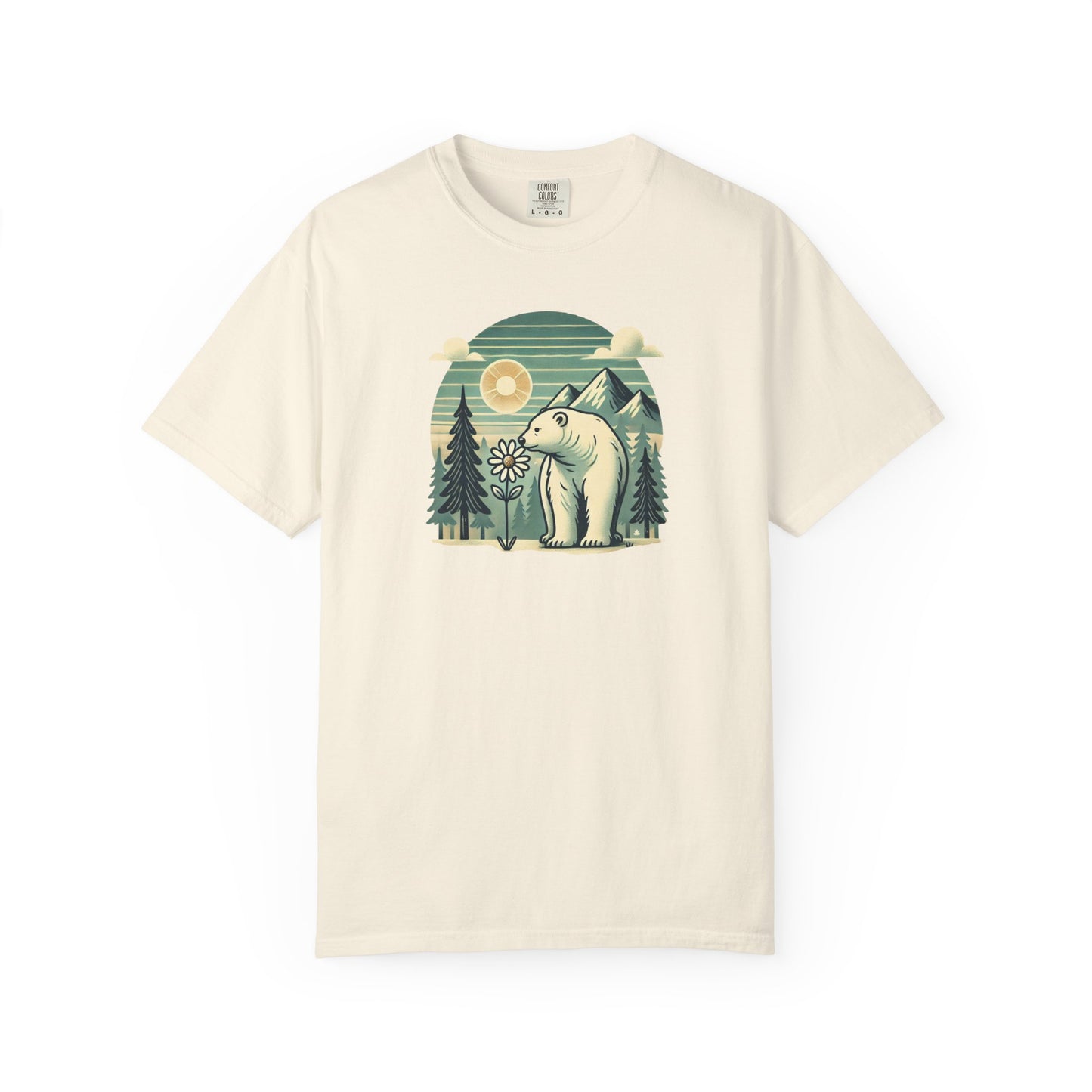 Pine & Daisy Polar Bear Comfort Colors Tee