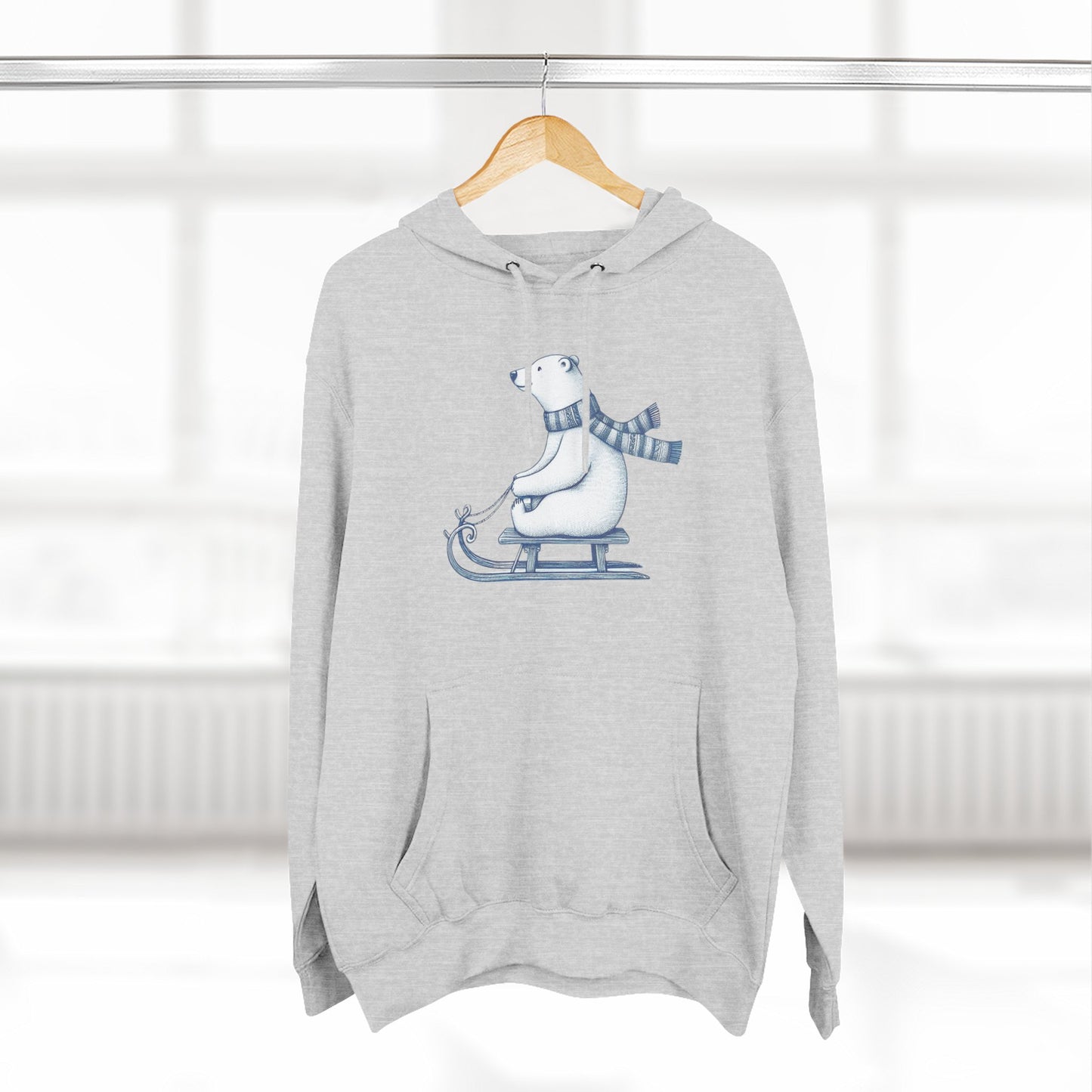 Polar Bear Sledding Hoodie