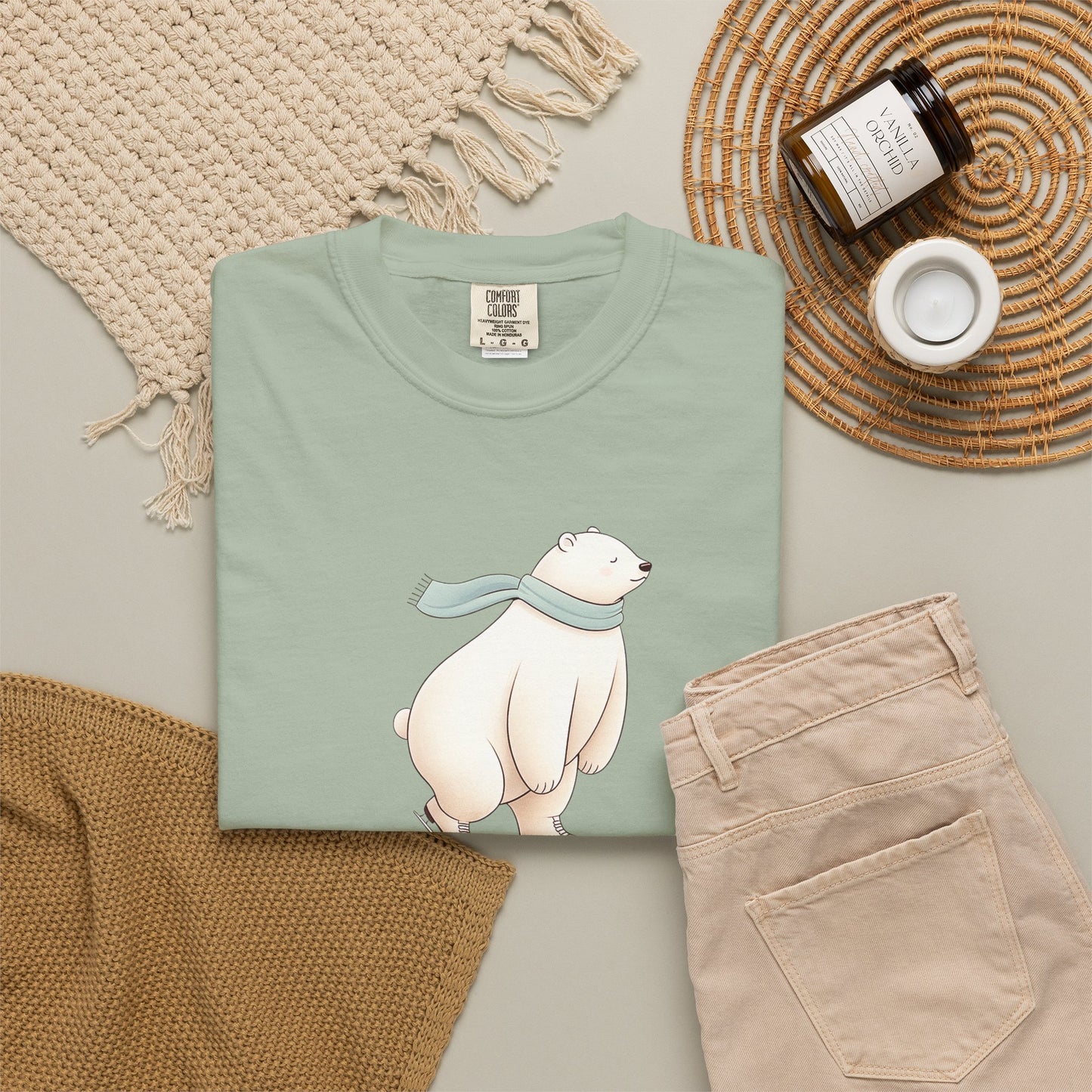 Skating Polar Bear Tee