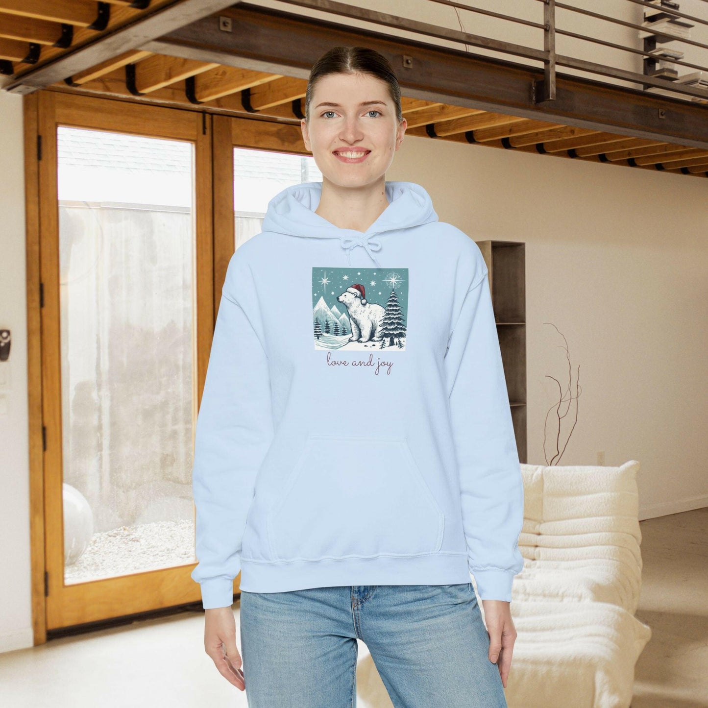 Christmas Polar Bear Hoodie