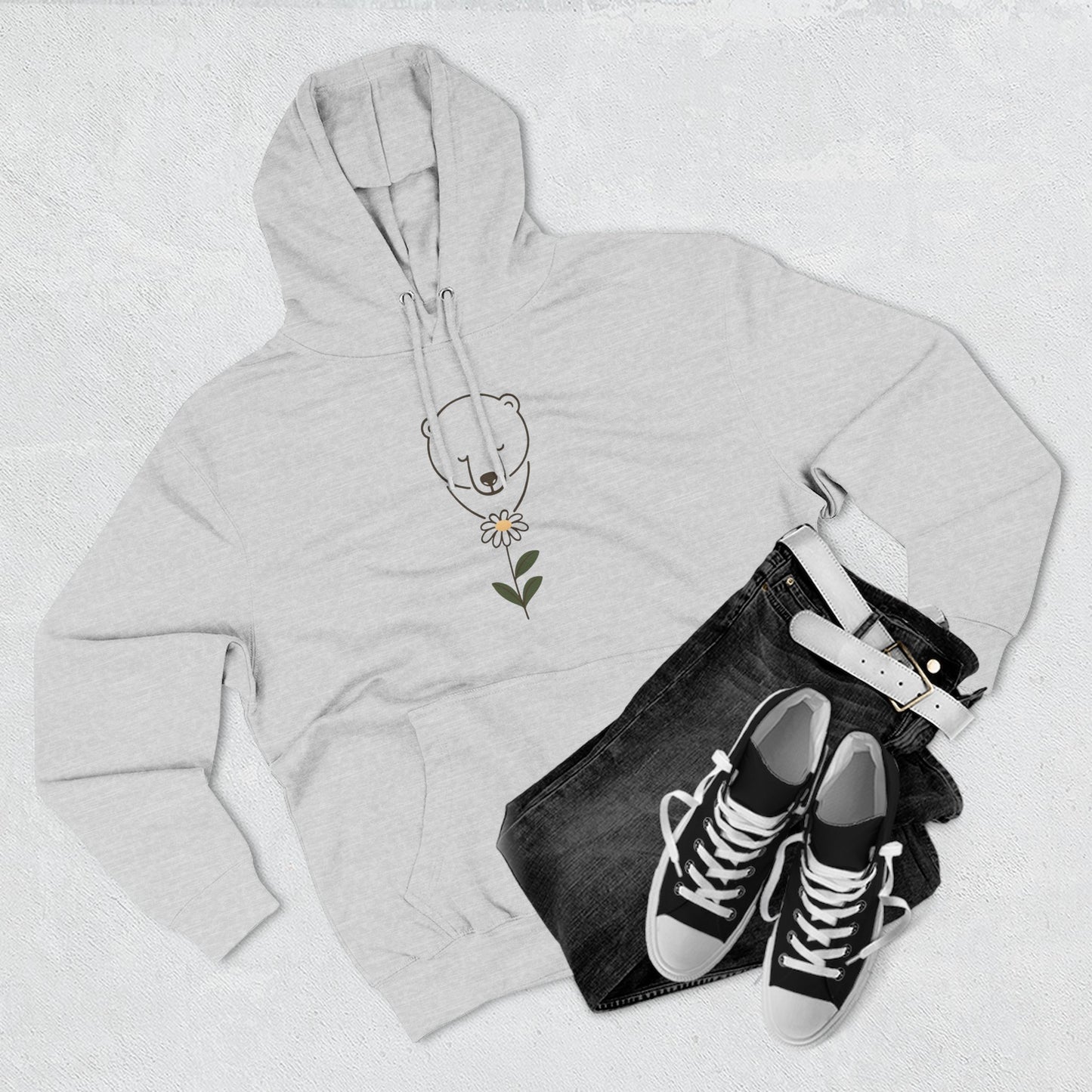 Polar Bear Daisy Hoodie