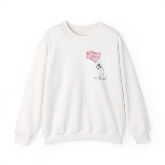 The Gentle Mountain Saint Bernard Art Sweatshirt | Storybook Den