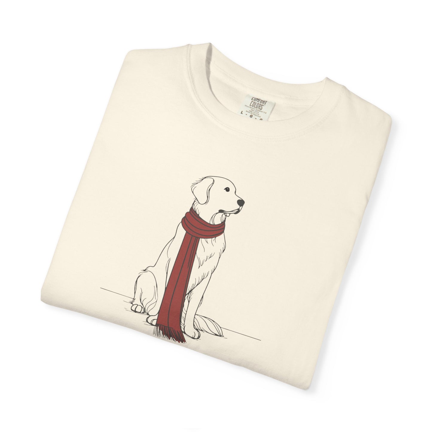 Minimalist Winter Dog Comfort Colors Tee