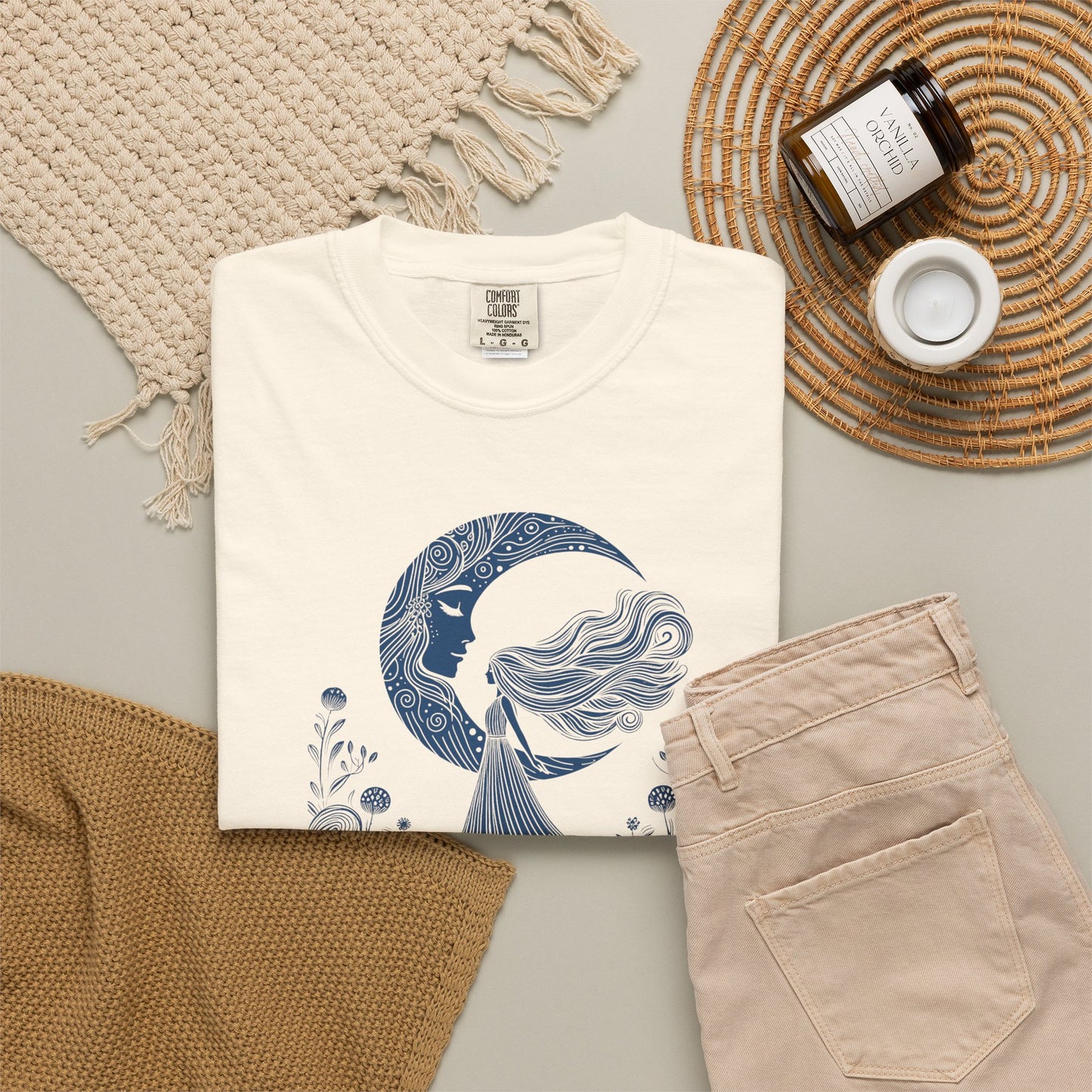 She Walks With the Weight of Every Woman Silenced Comfort Colors Tee