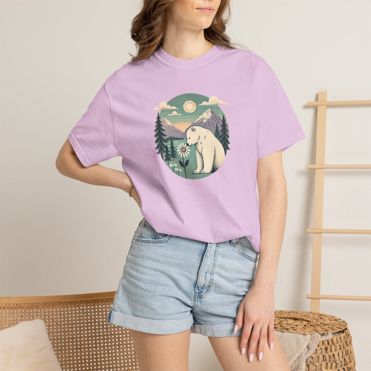 Polar Bear Mountain T-Shirt | Comfort Colors Tee