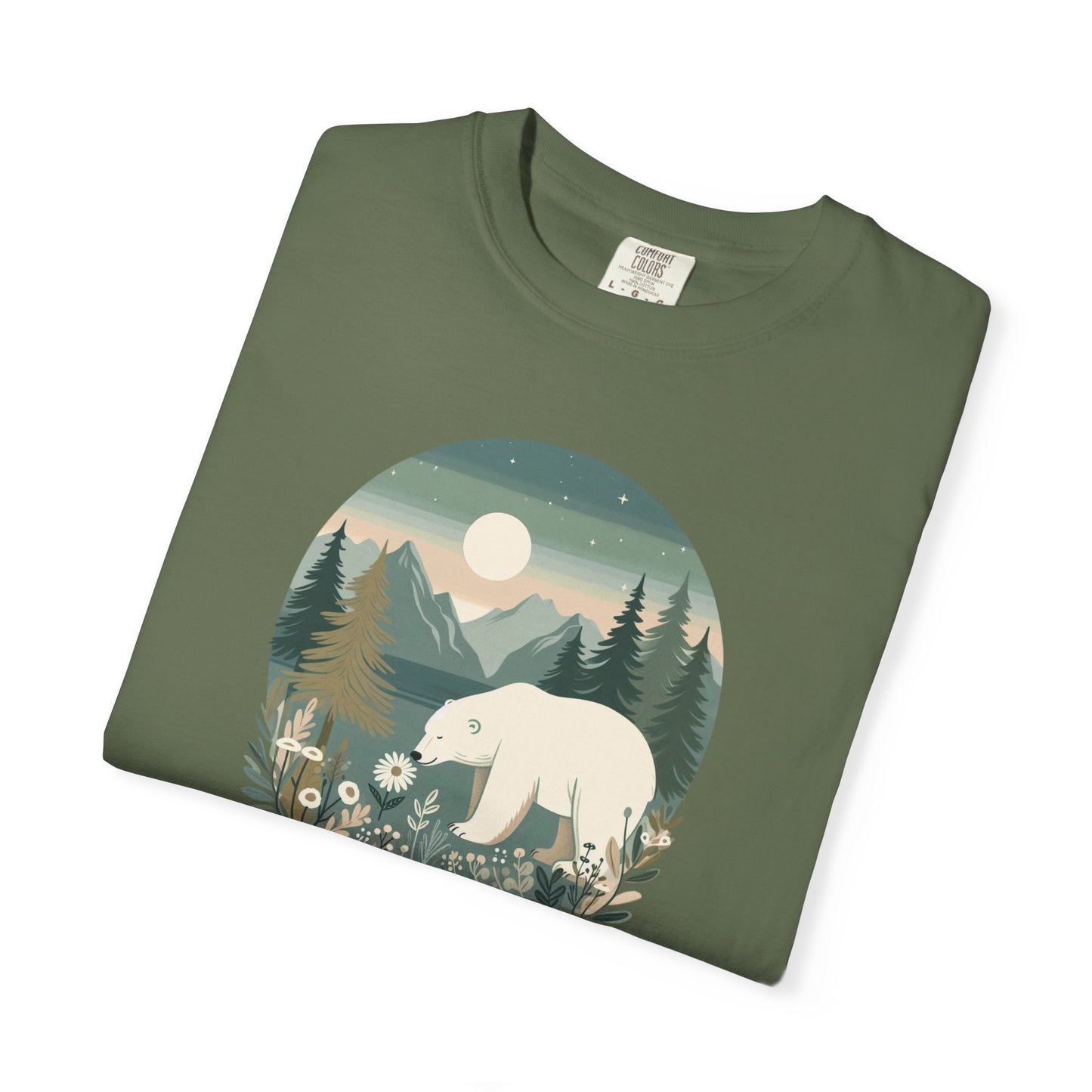 Moonlit Meadow Polar Bear Tee