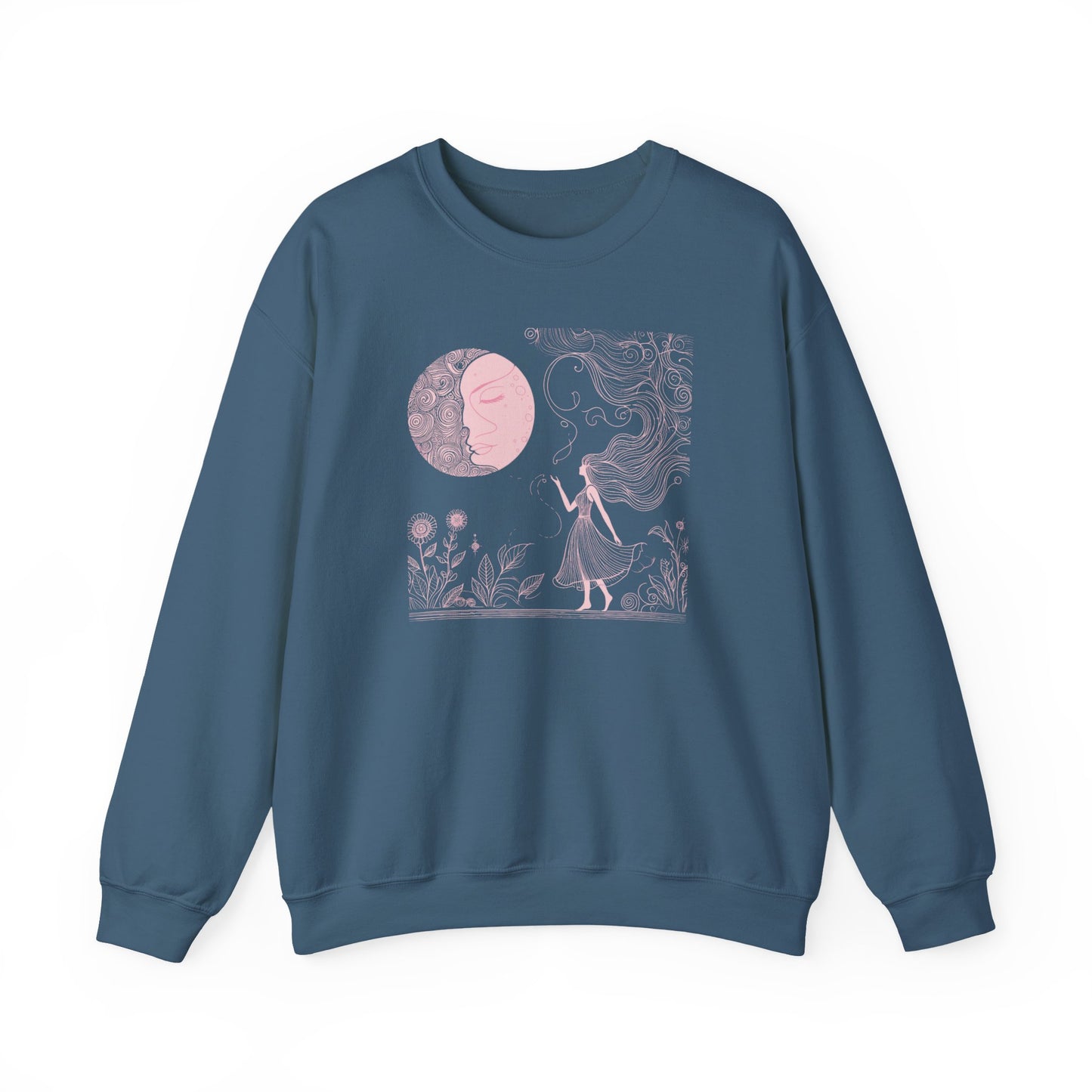 Lunar Muse Celestial Art Sweatshirt | Gallery Edition