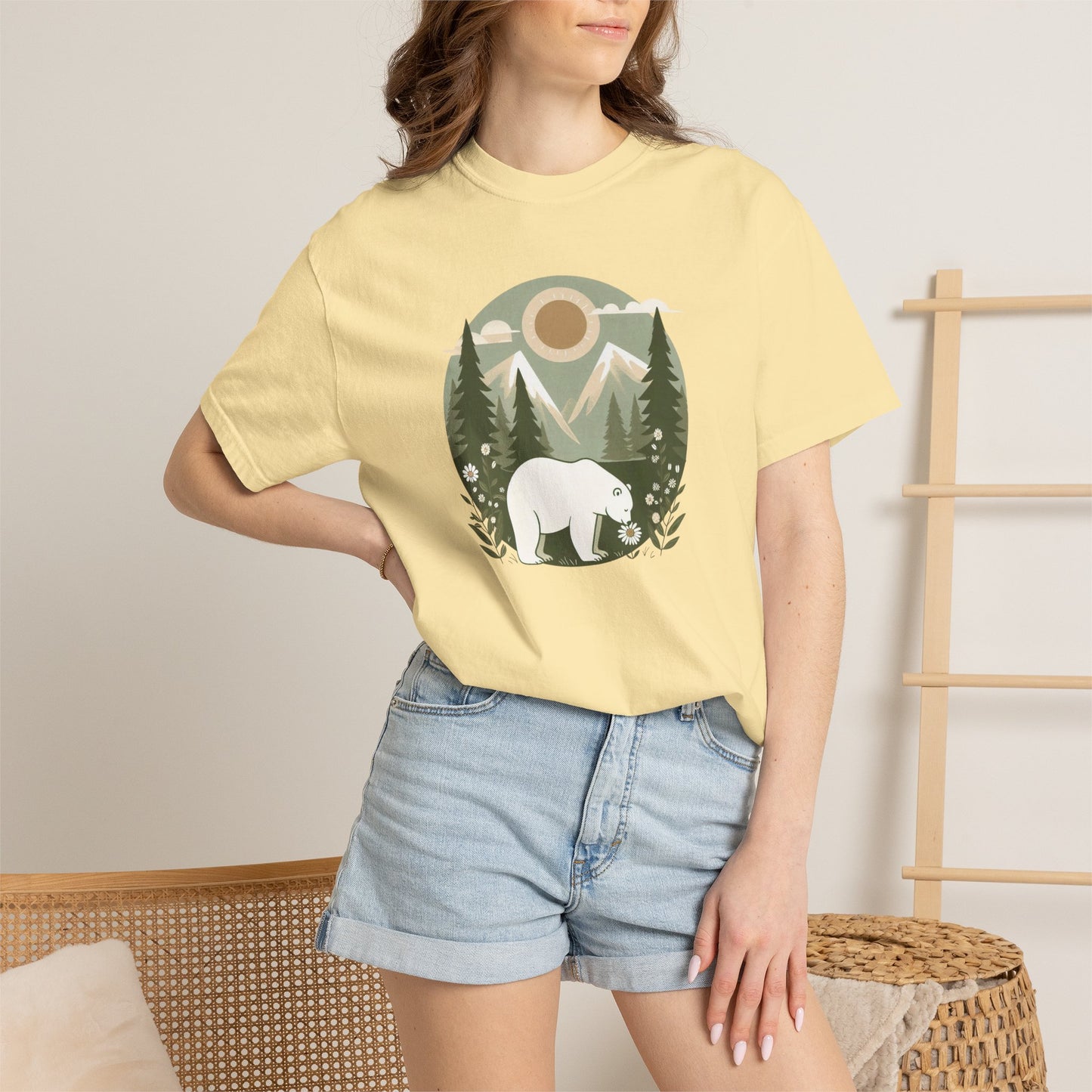 Mountain Meadow Polar Bear Tee