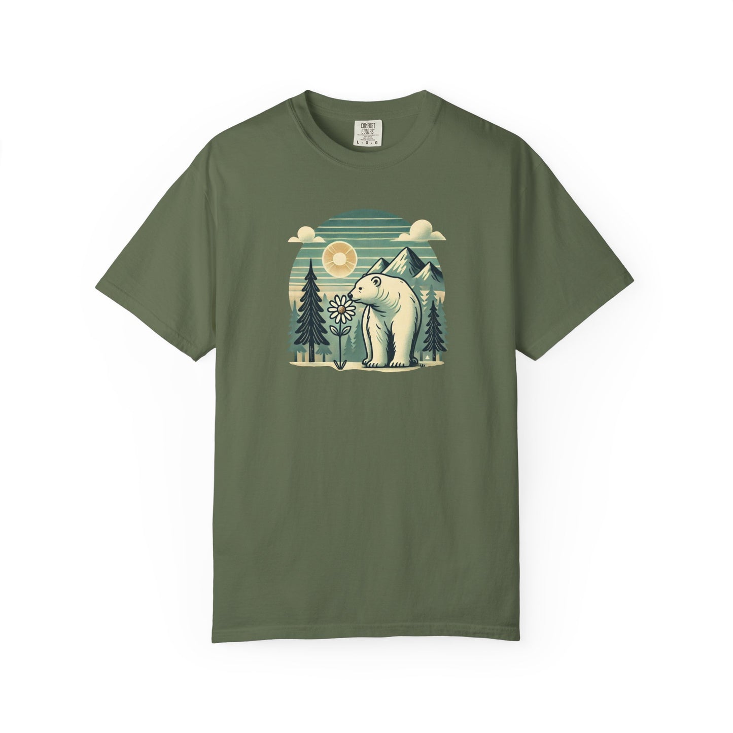 Pine & Daisy Polar Bear Comfort Colors Tee