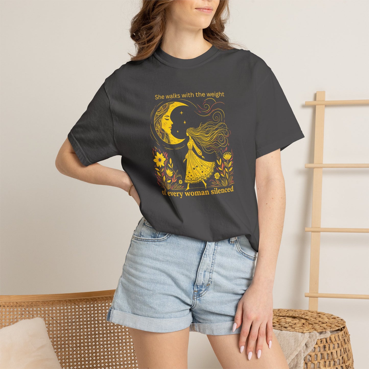 Comfort Colors She Walks With the Weight Tee