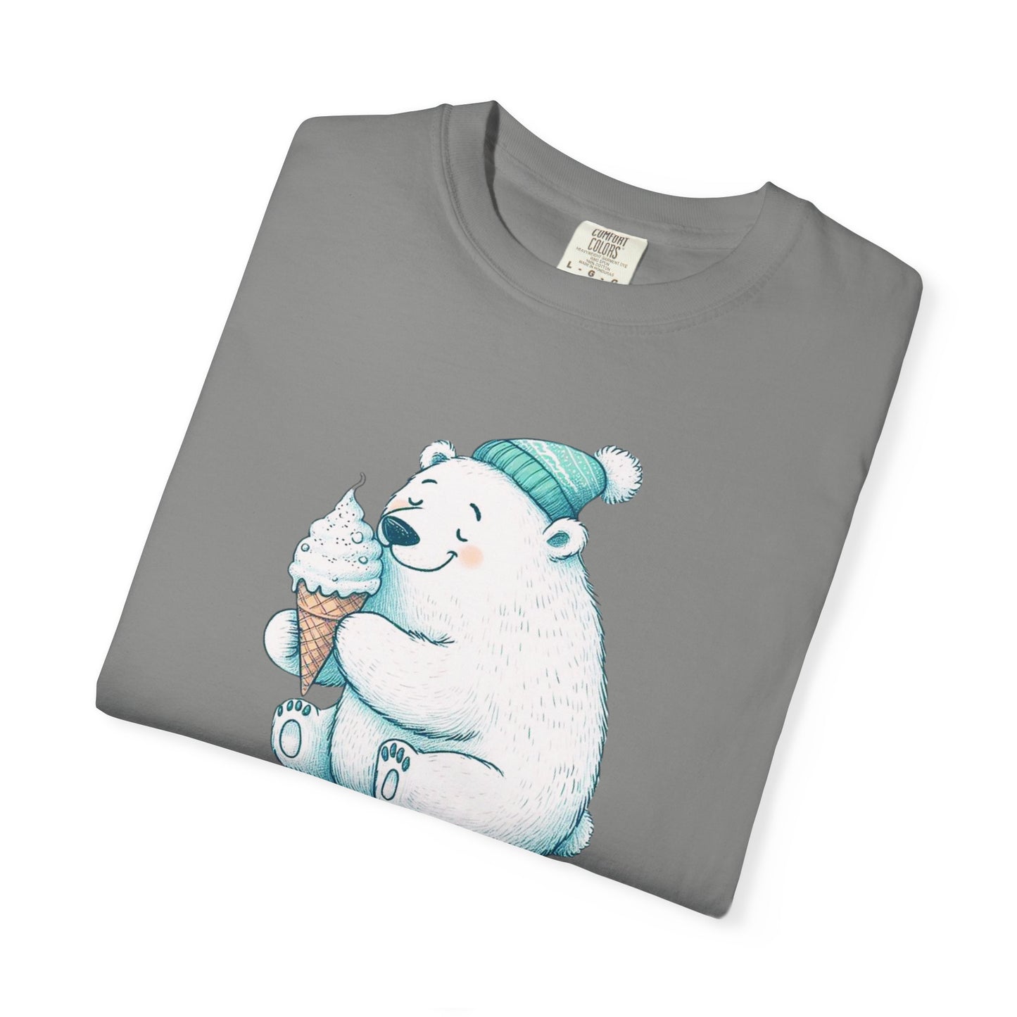 Cozy Cone Polar Bear Comfort Colors Tee