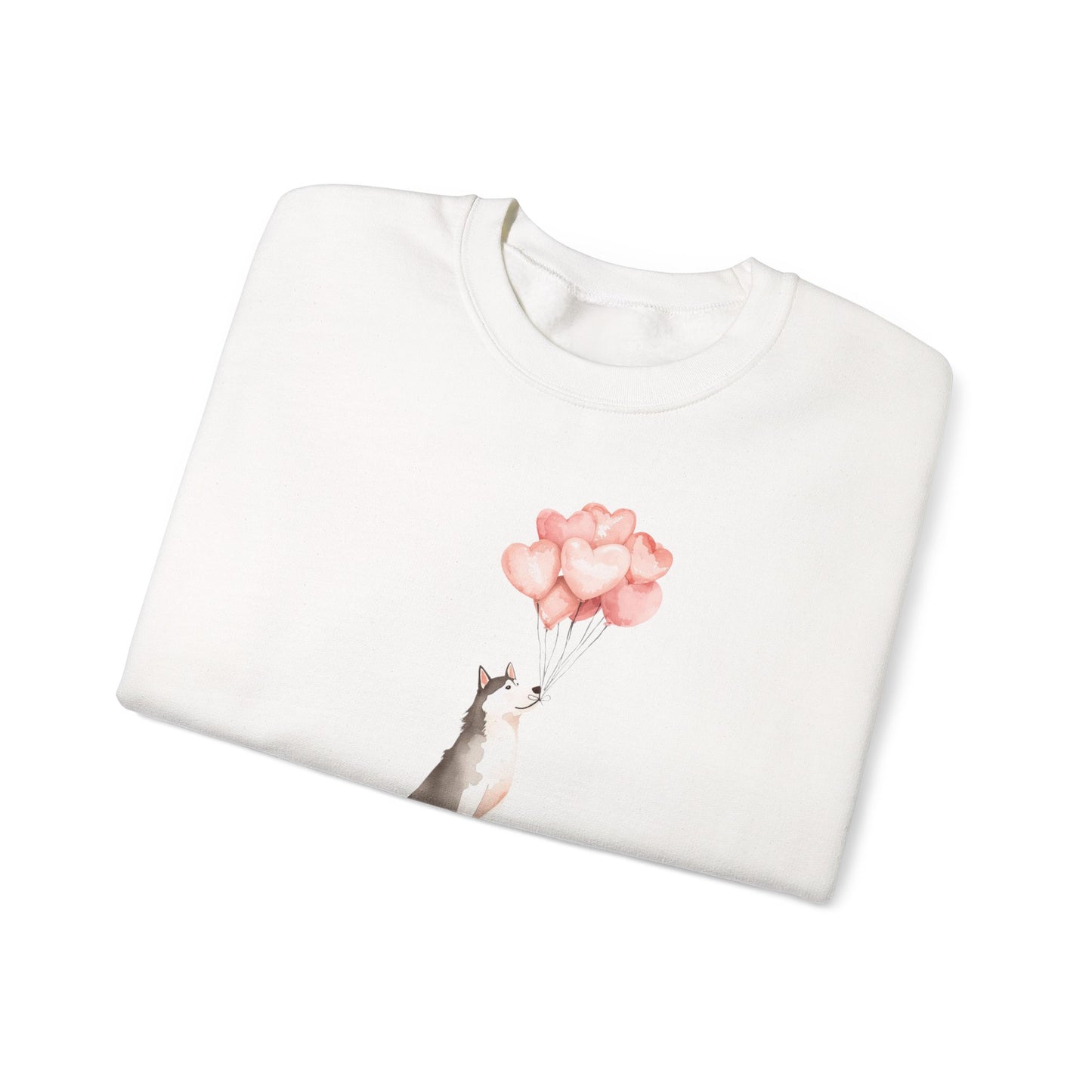 The Infinite Affection Husky Watercolor Art Sweatshirt | Storybook Den