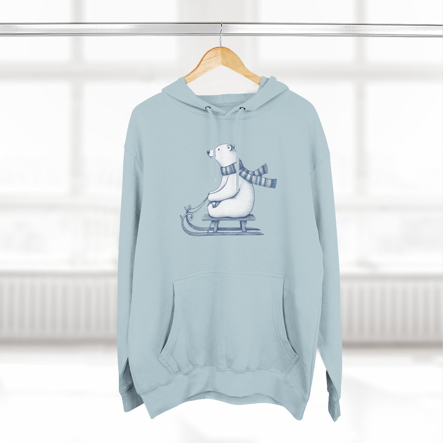 Polar Bear Sledding Hoodie
