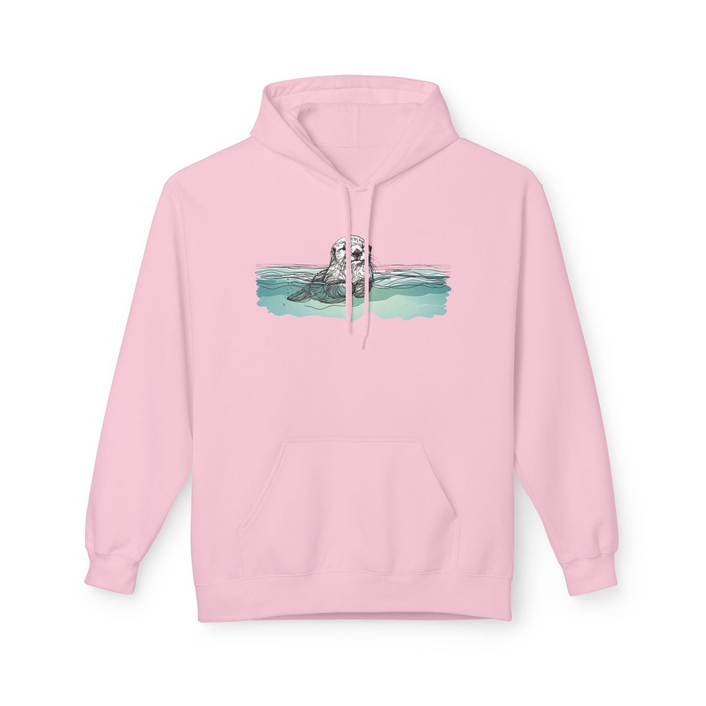 Watercolor Sea Otter Hoodie